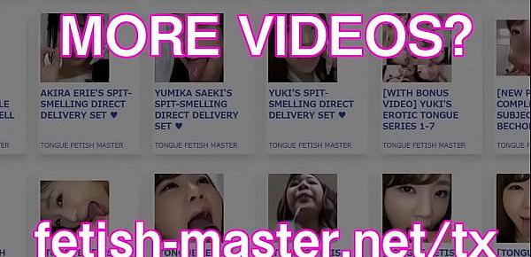 trendsJapanese Asian Tongue Spit Face Nose Licking Sucking Kissing Handjob Fetish - More at fetish-master.net